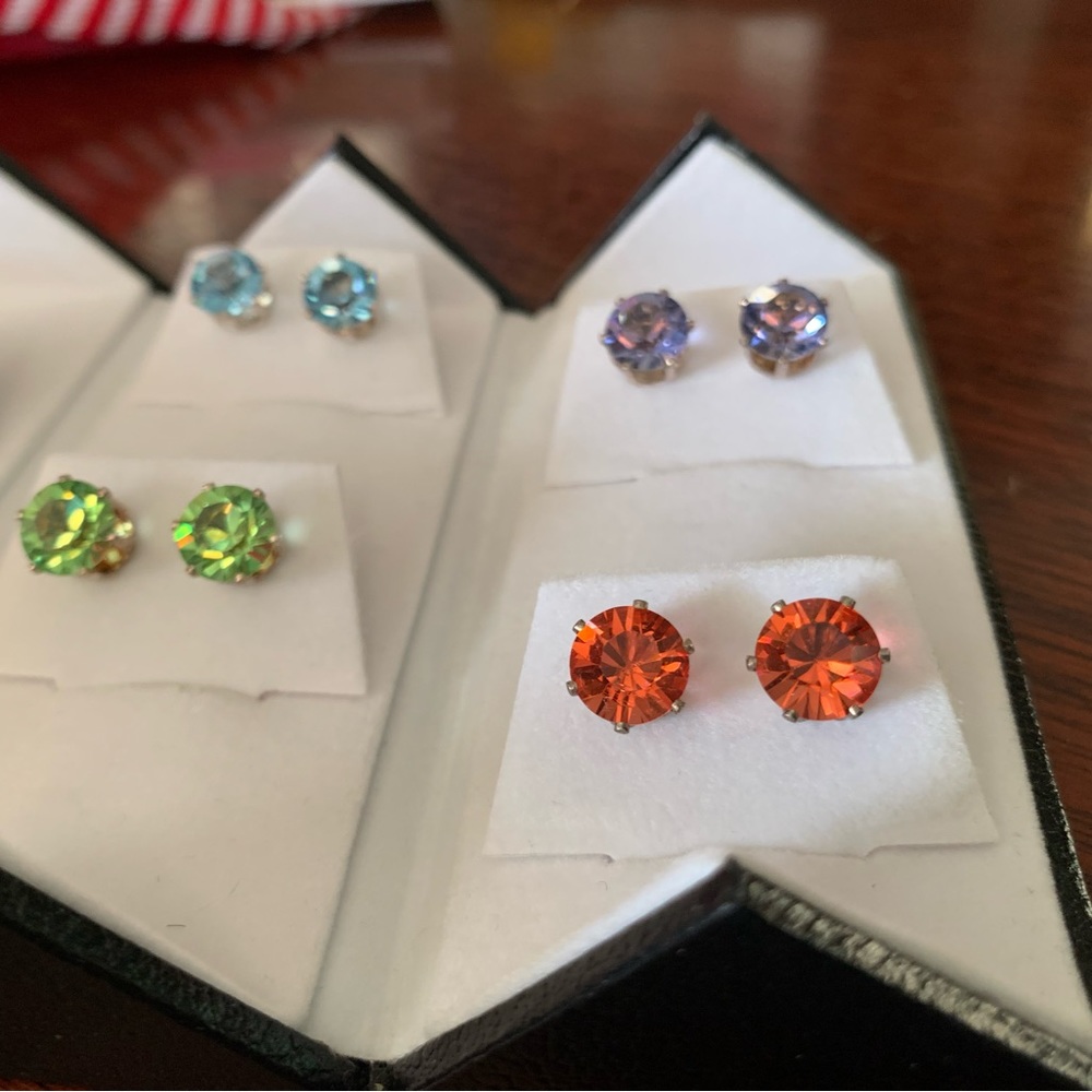 Swarovski Crystal Earring Set - Picture 4 of 12